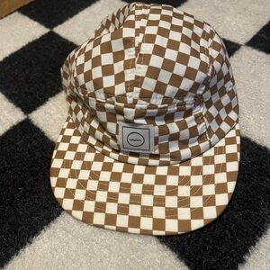 Rad river co hat brown and white checker